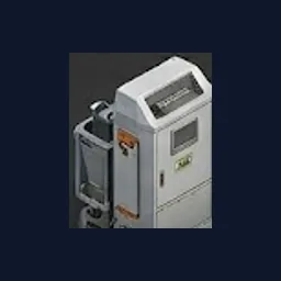 3D render of Titan automatic bagging equipment for weighed and sealed feed sacks