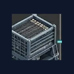 3D render of Titan counter-flow pellet cooling equipment for durable feed transport